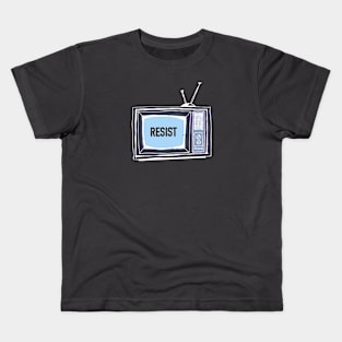 RESIST TELEVISION Kids T-Shirt